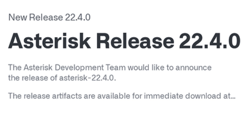 Asterisk 22 4